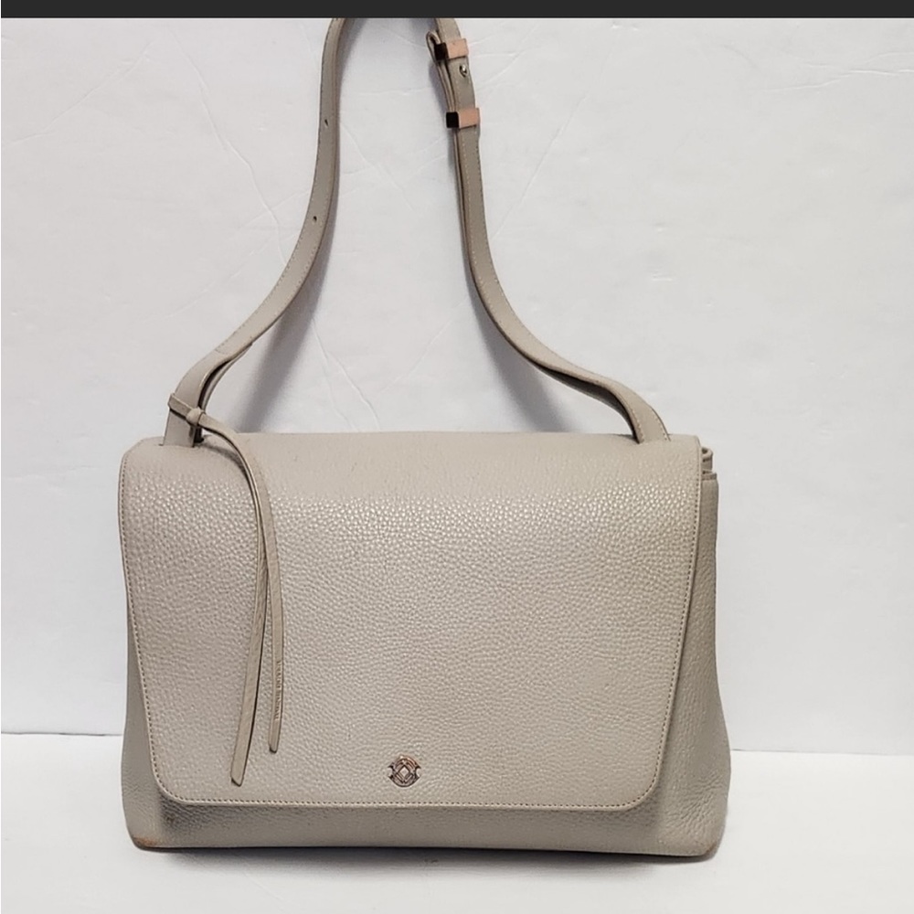 Dagne Dover Cream Satchel